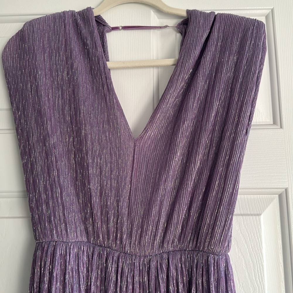 Sabina Musayev Lavender Layered Maxi Dress - Picture 2 of 8